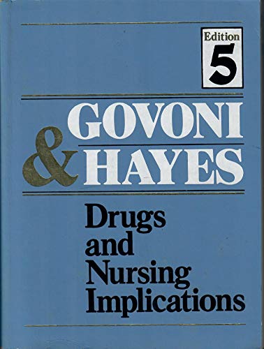 Beispielbild fr Drugs and Nursing Implications zum Verkauf von Polly's Books