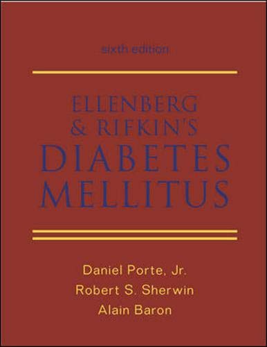 9780838521786: Ellenberg and Rifkin's Diabetes Mellitus (Ellenberg & Rifkin's Diabetes Mellitus)
