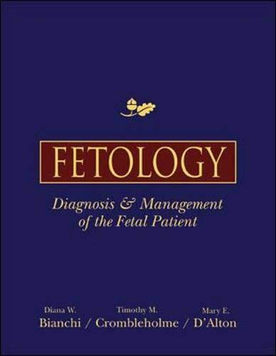 Stock image for Fetology : Diagnosis and Management of the Fetal Patient for sale by Better World Books