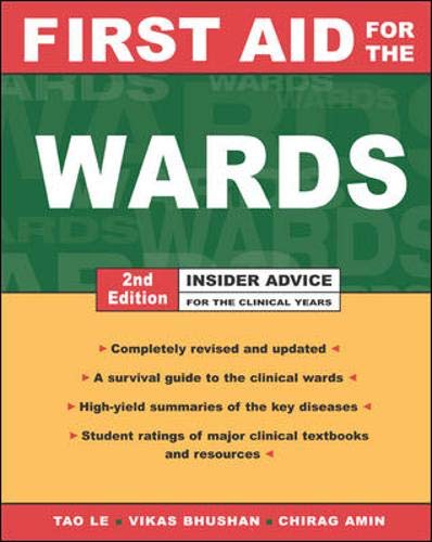 Stock image for First Aid for the Wards: Insider Advice for the Clinical Years for sale by SecondSale