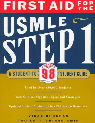 9780838526033: First Aid for the USMLE Step 1 1998 Edition