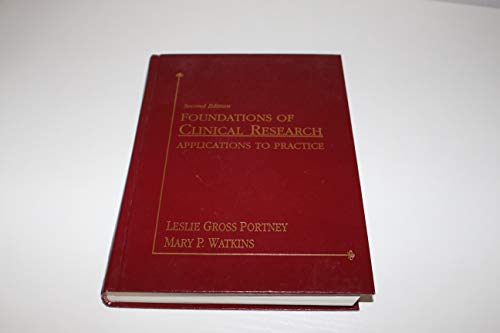 Beispielbild fr Foundations of Clinical Research : Applications to Practice zum Verkauf von Better World Books