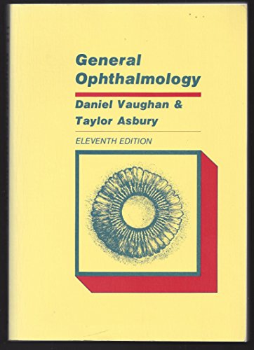 Imagen de archivo de General Ophthalmology a la venta por Wonder Book
