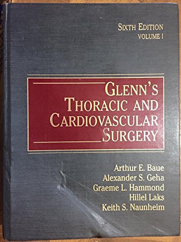 Beispielbild fr Glenn's Thoracic and Cardiovascular Surgery (Vol. 1 and 2) zum Verkauf von HPB-Red