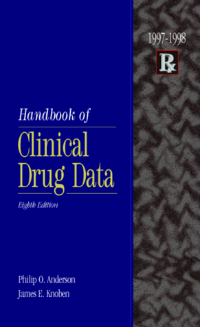 9780838535615: Handbook of Clinical Drug Data 1997-1998