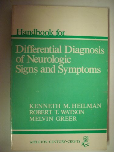 Imagen de archivo de Handbook for Differential Diagnosis of Neurologic Signs and Symptoms a la venta por HPB-Red