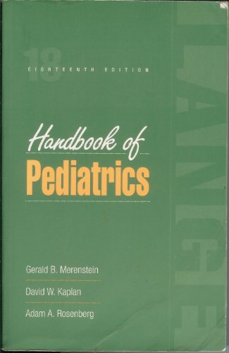 9780838536254: Handbook of Pediatrics