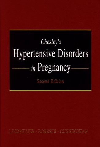 Stock image for Chesley's Hypertensive Disorders in Pregnancy for sale by HPB-Red