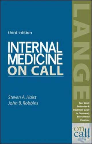 9780838542781: Internal Medicine On Call (LANGE Clinical Science)