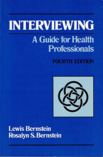 Beispielbild fr Interviewing : A Guide for Health Professionals zum Verkauf von Better World Books