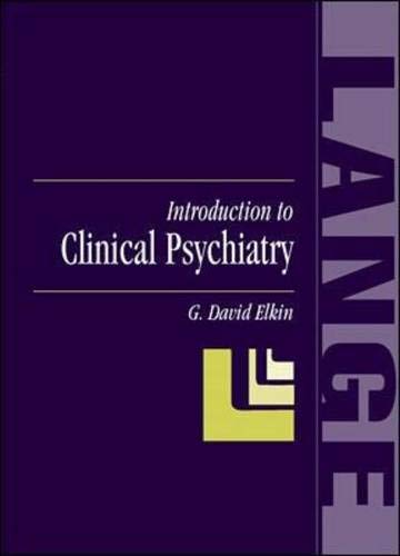 Stock image for Introduction to Clinical Psychiatry for sale by ThriftBooks-Dallas