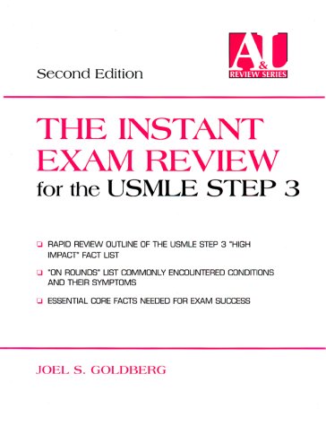 Stock image for The Instant Exam Review for the USMLE Step 3 for sale by Books Puddle