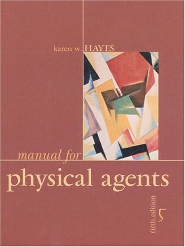 Imagen de archivo de Manual for Physical Agents a la venta por Better World Books