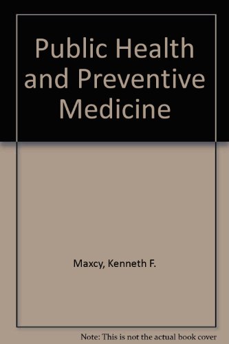 Beispielbild fr Public Health and Preventive Medicine zum Verkauf von medimops