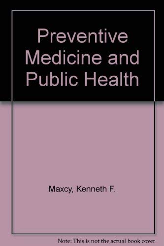 Stock image for Maxcy-Rosenau Public Health and Preventive Medicine for sale by HPB-Red