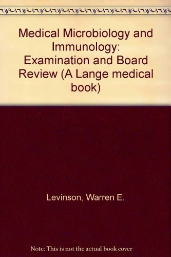 Imagen de archivo de Medical Microbiology and Immunology: Examination and Board Review a la venta por medimops