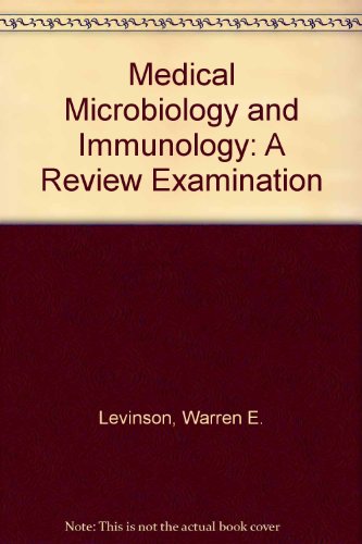 Stock image for Medical Microbiology and Immunology: A Review Examination for sale by Goldstone Books