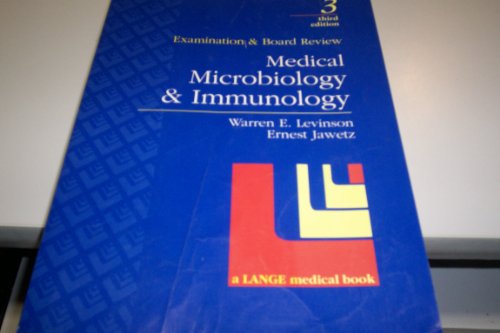 Imagen de archivo de Medical Microbiology and Immunology: Examination and Board Review (Lange Medical Book Series) a la venta por Ergodebooks