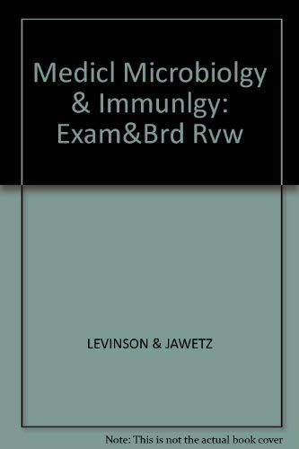 Stock image for Medical Microbiology & Immunology (Lange Medical Books) for sale by HPB-Red