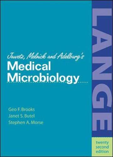 Stock image for Jawetz, Melnick, and Adelberg's Medical Microbiology for sale by Better World Books