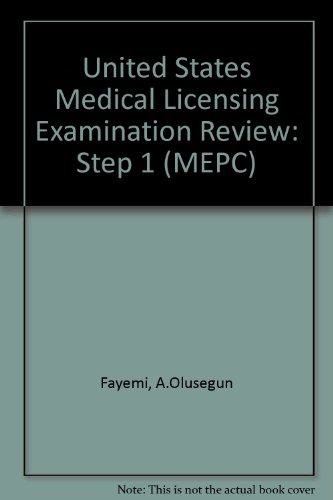 Stock image for United States Medical Licensing Examination Review (MEPC S.) for sale by medimops