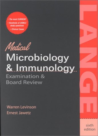 9780838564103: Medical Microbiology and Immunology: Examination and Board Review (A Lange Medical Book)