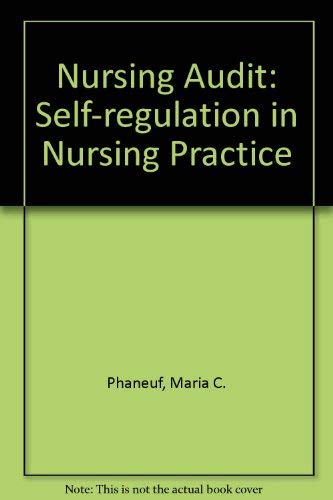 9780838570050: The nursing audit: Self-regulation in nursing practice