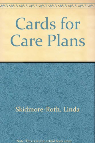 Cards for Care Plans (9780838570081) by Skidmore-Roth, Linda