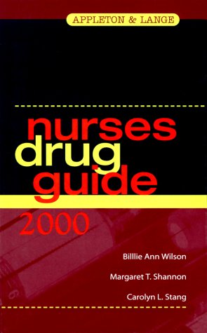 Imagen de archivo de Nurses Drug Guide 2000 (Book with Diskette) a la venta por HPB-Red