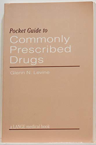 Beispielbild fr Pocket Guide to Commonly Prescribed Drugs zum Verkauf von Wonder Book