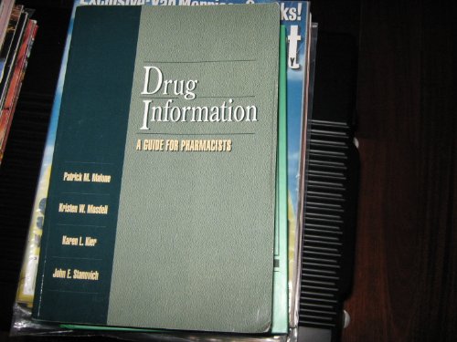 Stock image for Drug Information: A Guide for Pharmacists for sale by Wonder Book