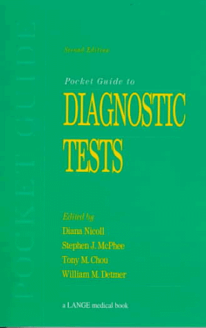 9780838581001: Pocket Guide to Diagnostic Tests (Lange Medical Books)