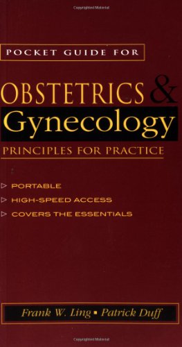 Imagen de archivo de Pocket Guide to Obstetrics and Gynecology : Principles for Practice a la venta por HPB-Red
