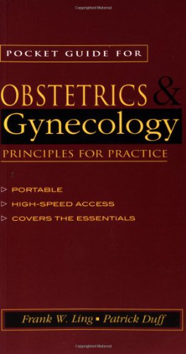 Stock image for Pocket Guide to Obstetrics and Gynecology : Principles for Practice for sale by HPB-Red