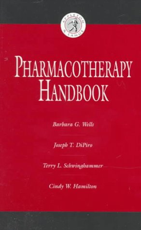 Imagen de archivo de Pharmacotherapy Handbook a la venta por BookHolders