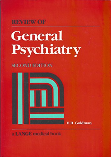 Beispielbild fr Review of General Psychiatry zum Verkauf von Hawking Books