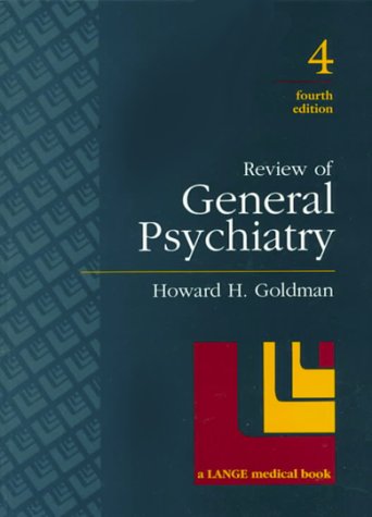 Beispielbild fr Review of General Psychiatry zum Verkauf von Better World Books