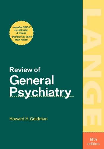 Beispielbild fr Review of General Psychiatry, 5th edition zum Verkauf von HPB-Red