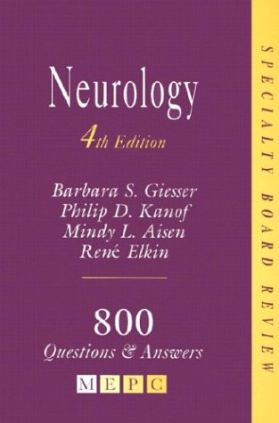 9780838586501: MEPC: Neurology: Specialty Board Review: 800 Questions & Answers