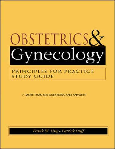 Imagen de archivo de Obstetrics & Gynecology: Principles for Practice Study Guide a la venta por HPB-Red