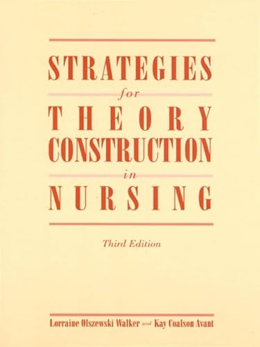 Beispielbild fr Strategies for Theory Construction in Nursing zum Verkauf von Better World Books