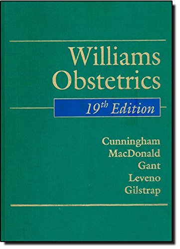 Imagen de archivo de William's Obstetrics a la venta por Better World Books