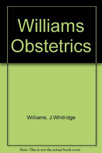 Imagen de archivo de Williams Obstetrics a la venta por ThriftBooks-Atlanta