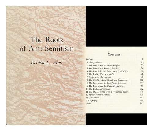 Beispielbild fr The Roots of Anti-Semitism zum Verkauf von UHR Books