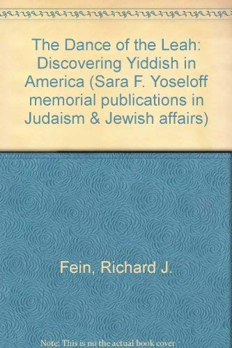 Stock image for The Dance of Leah: Discovering Yiddish in America for sale by Books End Bookshop