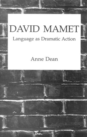 Imagen de archivo de David Mamet: Language as Dramatic Action a la venta por Books From California