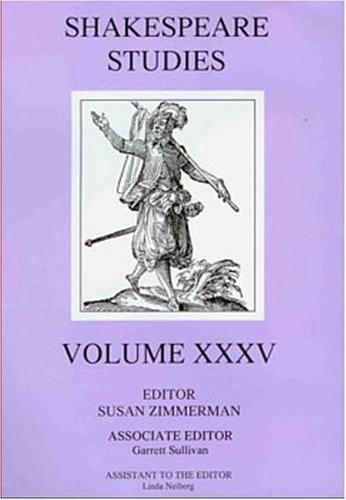 Beispielbild fr Shakespeare Studies, Volume XXXV zum Verkauf von Great Expectations Rare Books