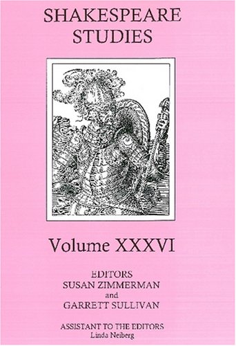 Beispielbild fr Shakespeare Studies : Volume 36 zum Verkauf von Atticus Books