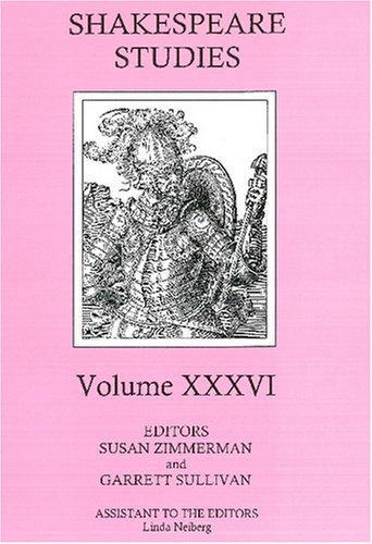 9780838641798: Shakespeare Studies, Volume XXXVI