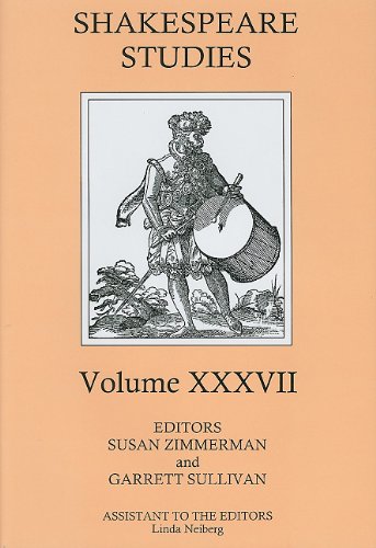 Beispielbild fr Shakespeare Studies, Volume XXXVII zum Verkauf von Armadillo Books